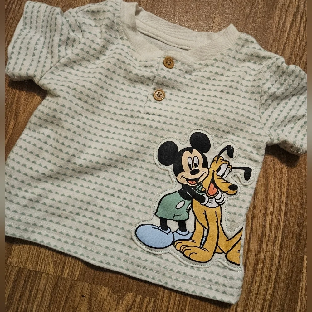 Mickey Mouse and Pluto Baby Outfit